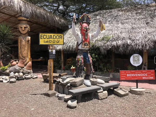 Intiñan Museum on the Equator Line, showcasing cultural exhibits
